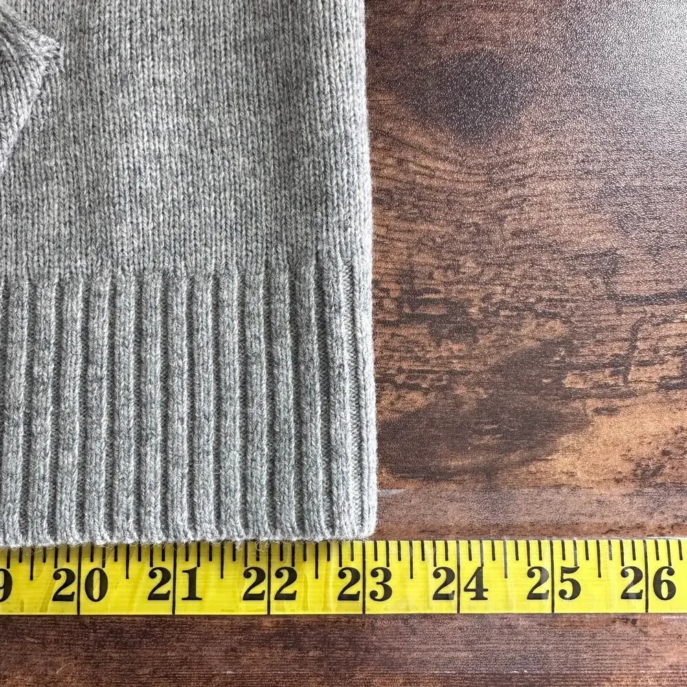 Quince Mens 100 Yak Wool Pullover Hoodie XL Warm Heather Grey Quiet Luxury